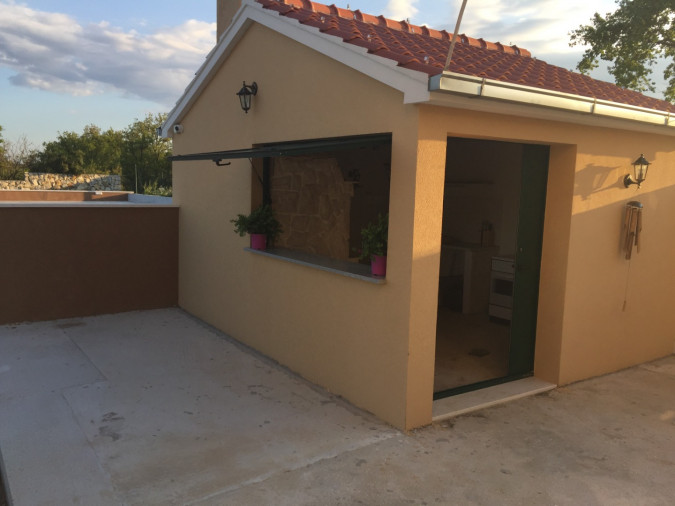 Ro&scaron;tiljnica i prostor oko bazena, Villa Kosta s bazenom, Ka&scaron;tel Novi, Split Rudine, Ka&scaron;tel Novi
