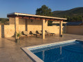 Grill + Poolområde, Villa Kosta med pool, Kastel Novi, Split, Kroatien Rudine, Kaštel Novi